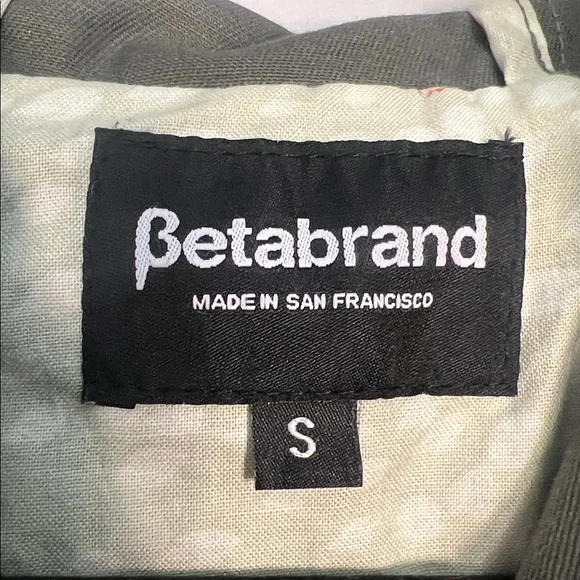 Betabrand Women's Gray Hue of Green Utility Jacket Coat‎ Size Small - Picture 4 of 8